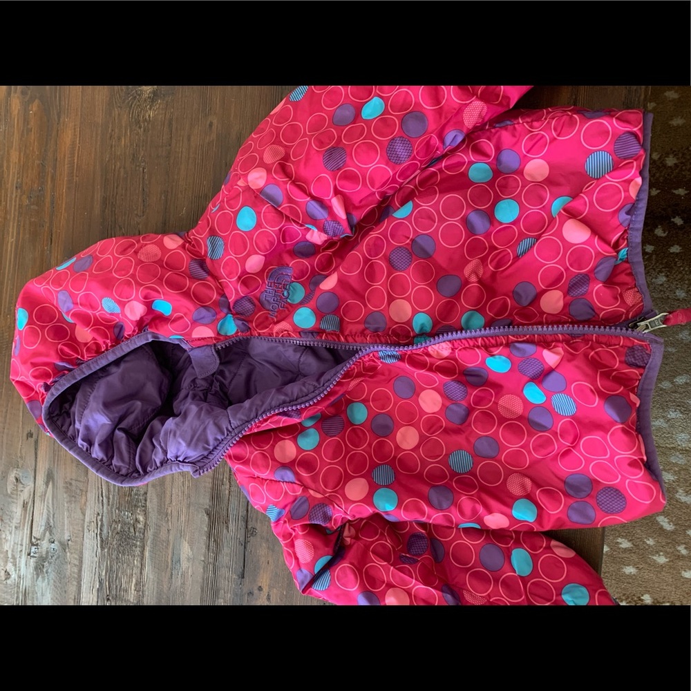 North face reversible jacket